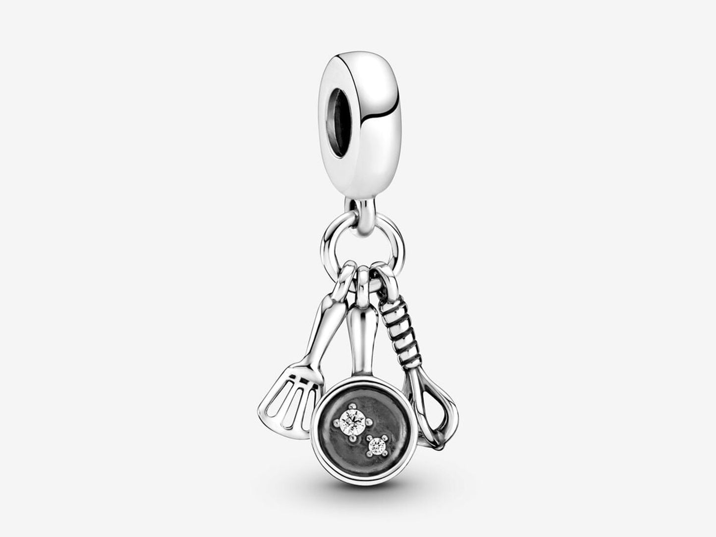 Spatula, Frying Pan & Whisk Dangle Charm