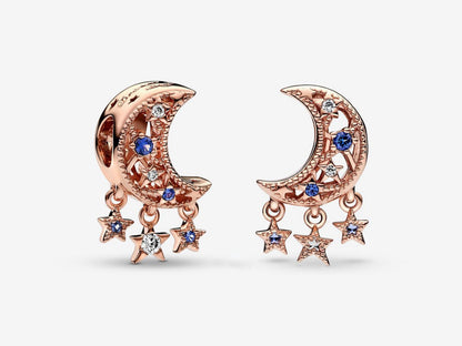 Star & Crescent Moon Charm