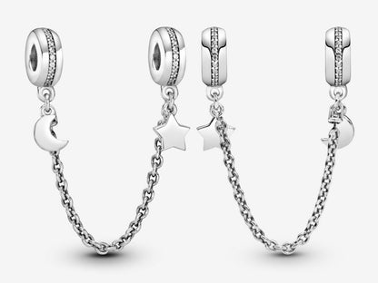 Crescent & Star Safety Charm