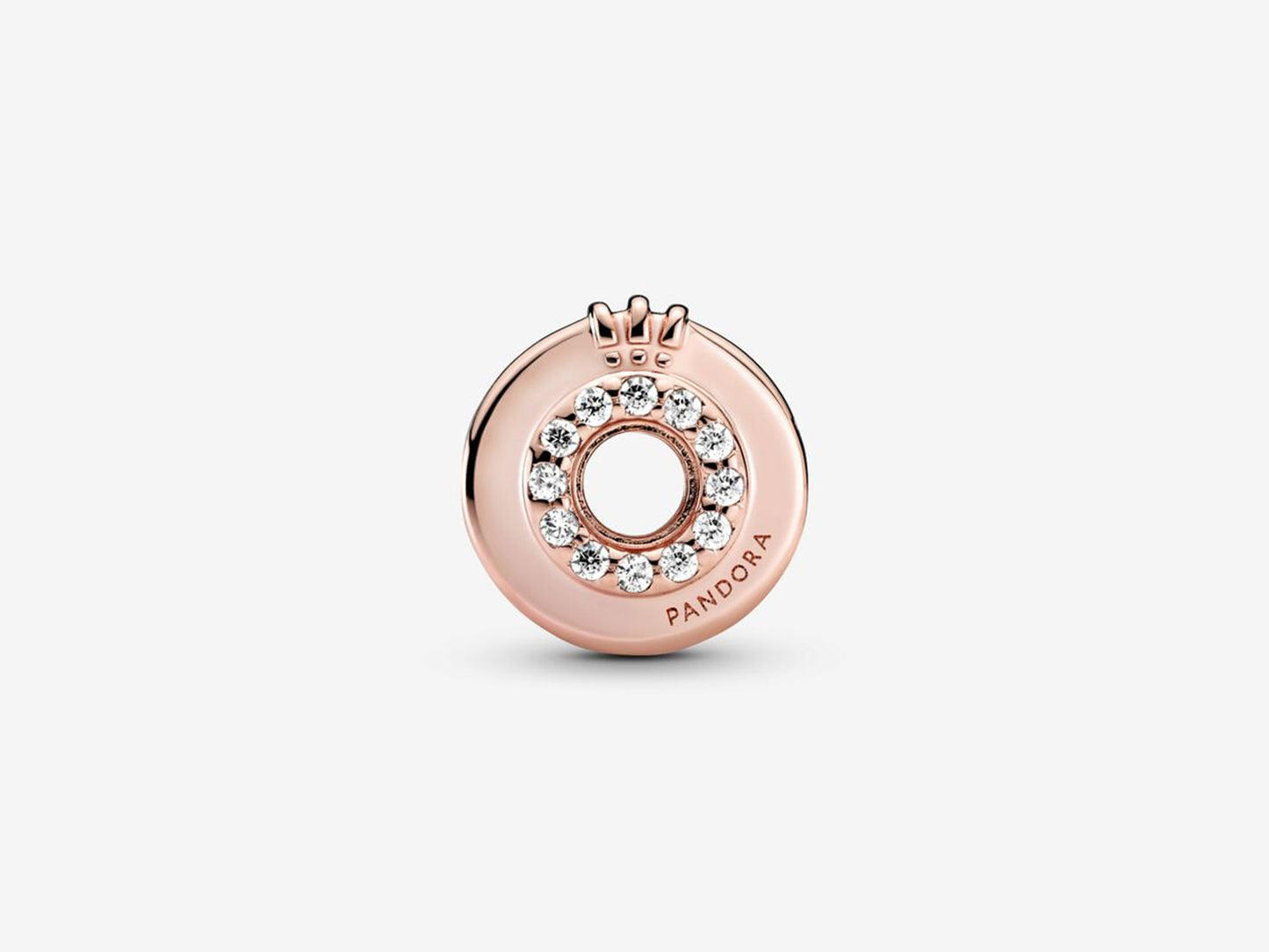 Crown Letter O Charm