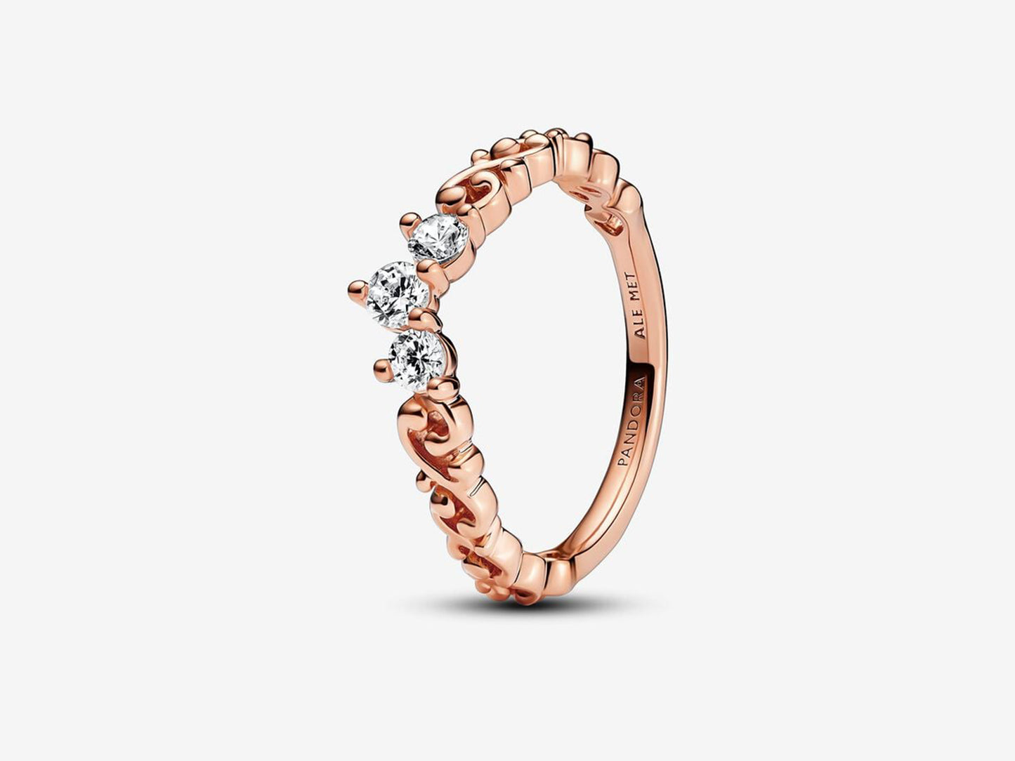 Regal Swirl Tiara Ring