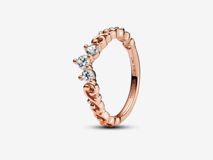 Regal Swirl Tiara Ring