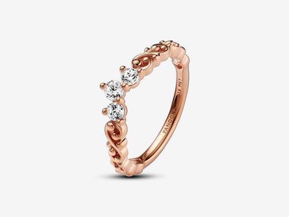 Regal Swirl Tiara Ring
