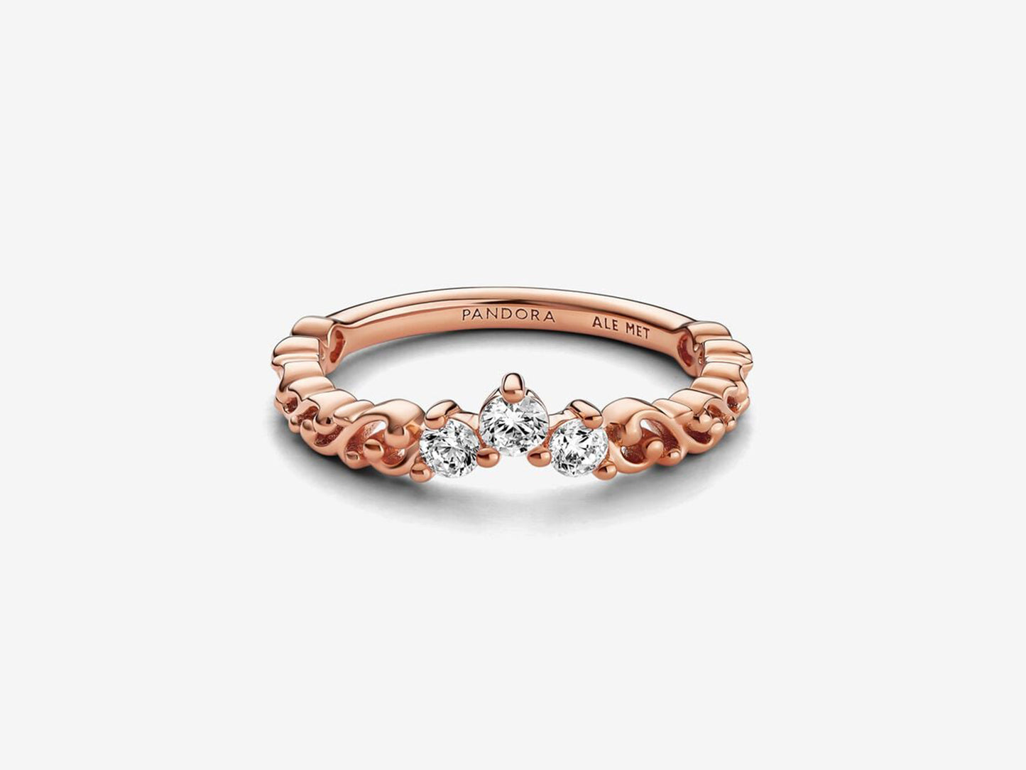 Regal Swirl Tiara Ring