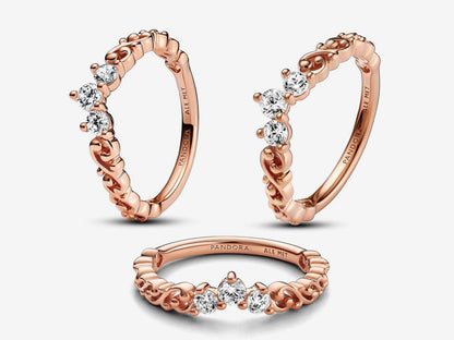 Regal Swirl Tiara Ring
