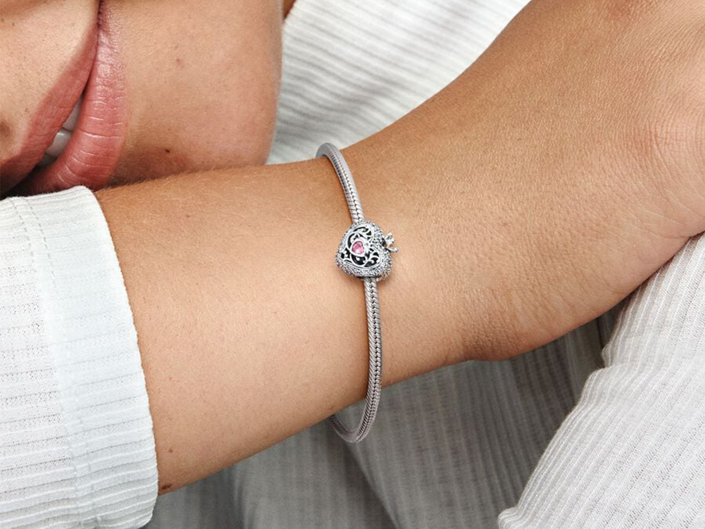 Crowned Heart Charm