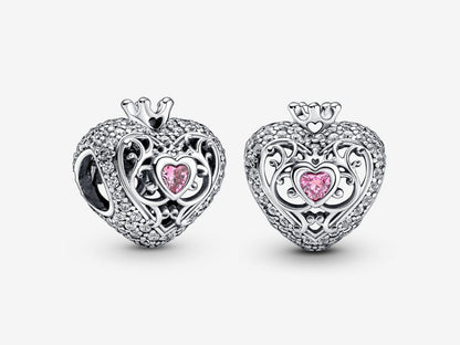 Crowned Heart Charm