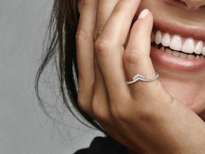 Tiara Wishbone Ring