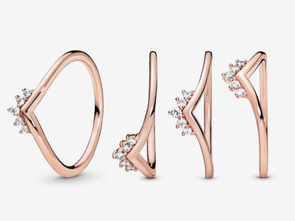 Tiara Wishbone Ring