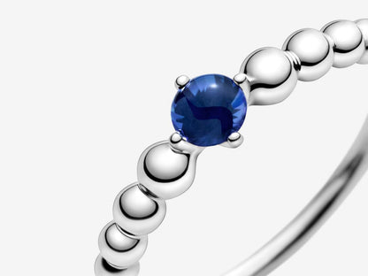 Crystal Clear Night Ring