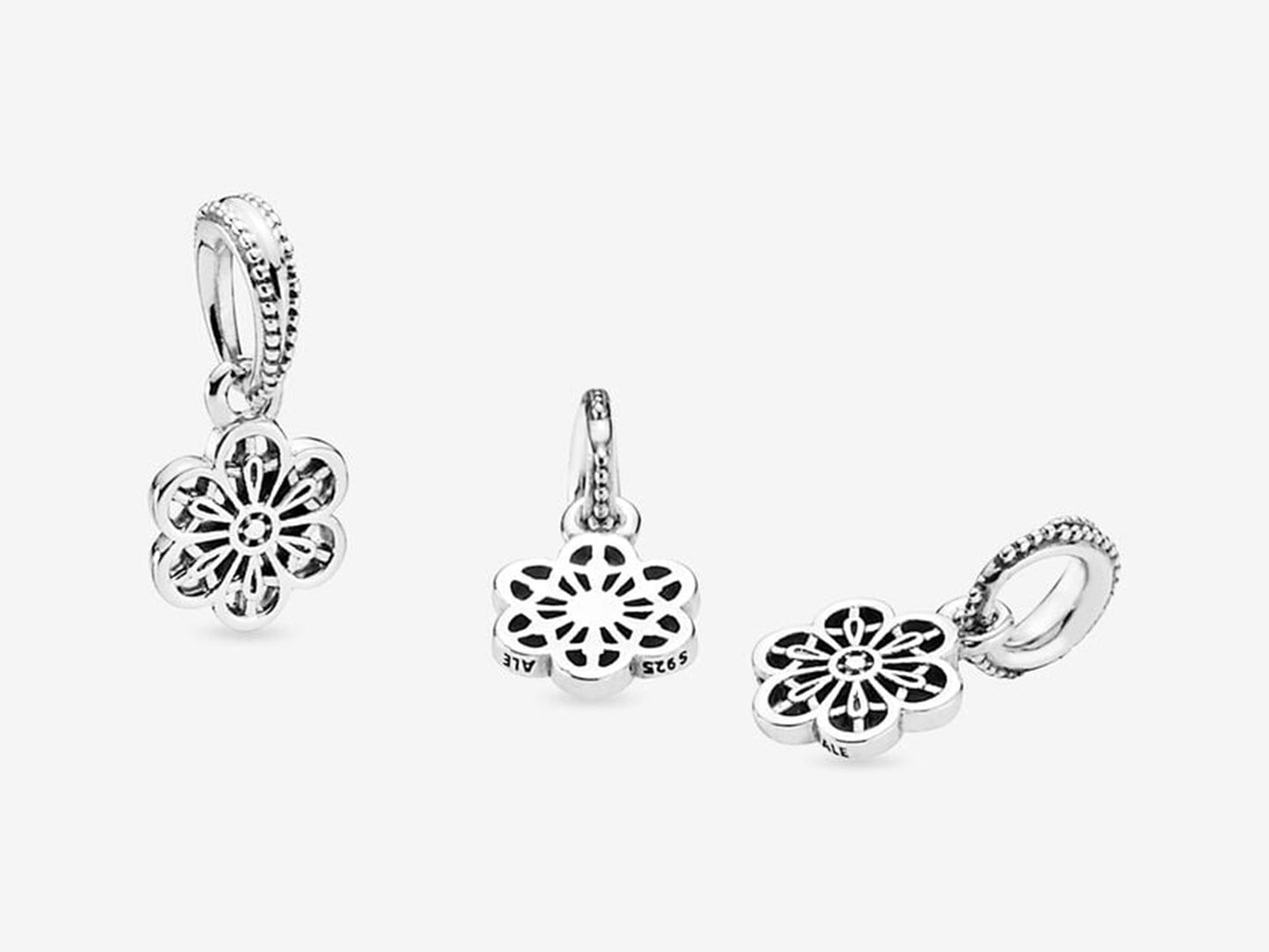 Daisy Lace Dangle Charm