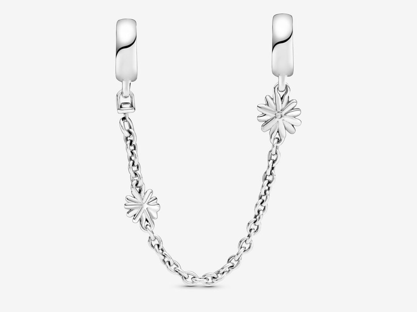 Daisy Flower Safety Chain Charm