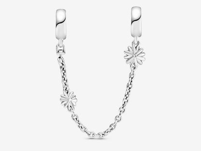 Daisy Flower Safety Chain Charm