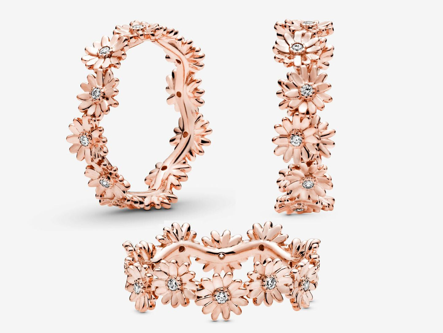 Dazzling Daisy Crown Ring