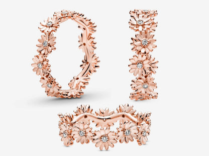 Dazzling Daisy Crown Ring