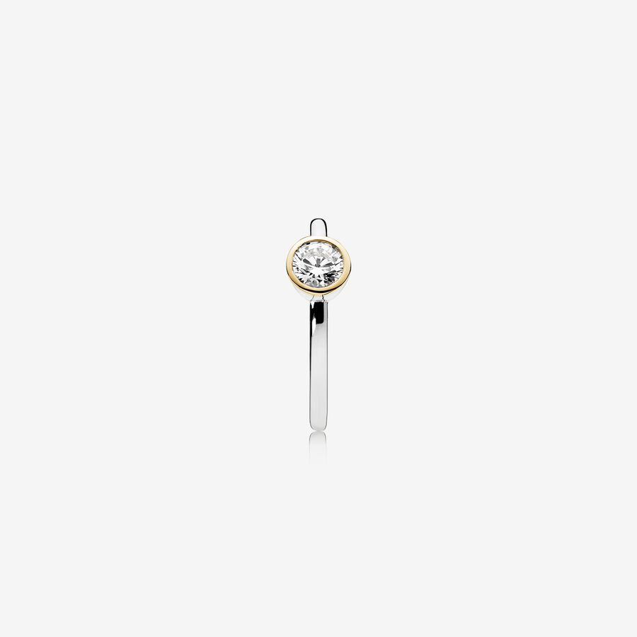 Delicate Round Radiance Ring