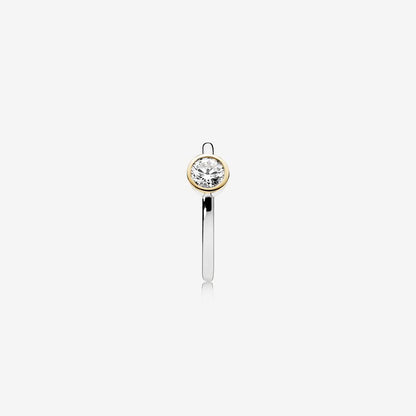 Delicate Round Radiance Ring