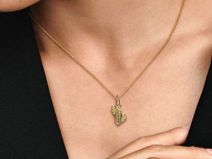 Desert Cactus Charm