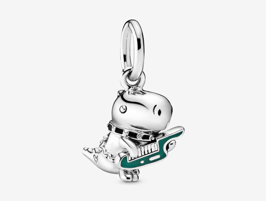 Dino Rockstar Charm