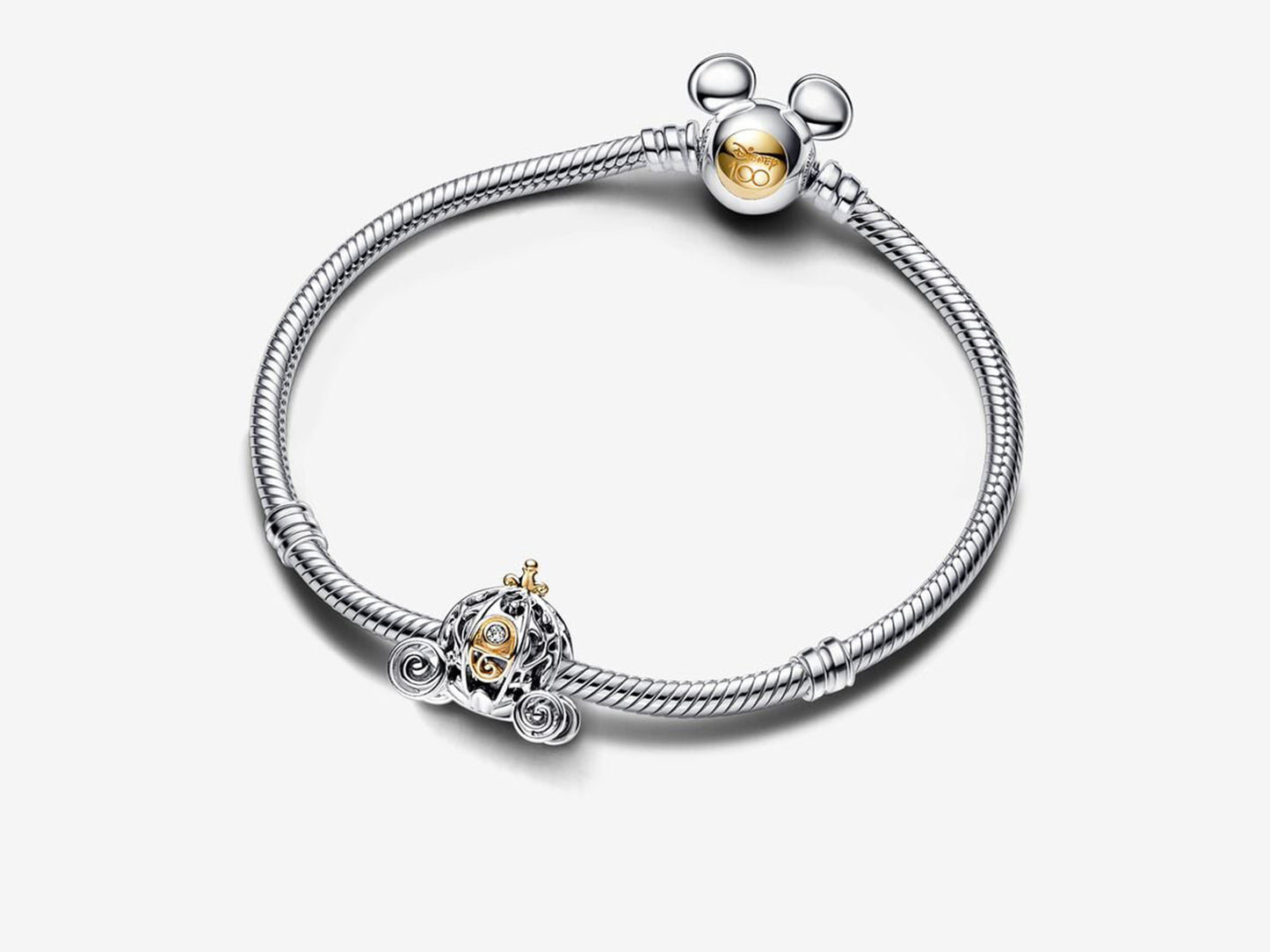 Disney 100th Anniversary Cinderella's Enchanted Carriage Lab-grown Diamond Charm