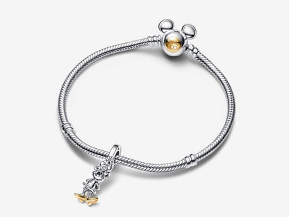 Disney 100th Anniversary Minnie Mouse Lab-grown Diamond Dangle Charm