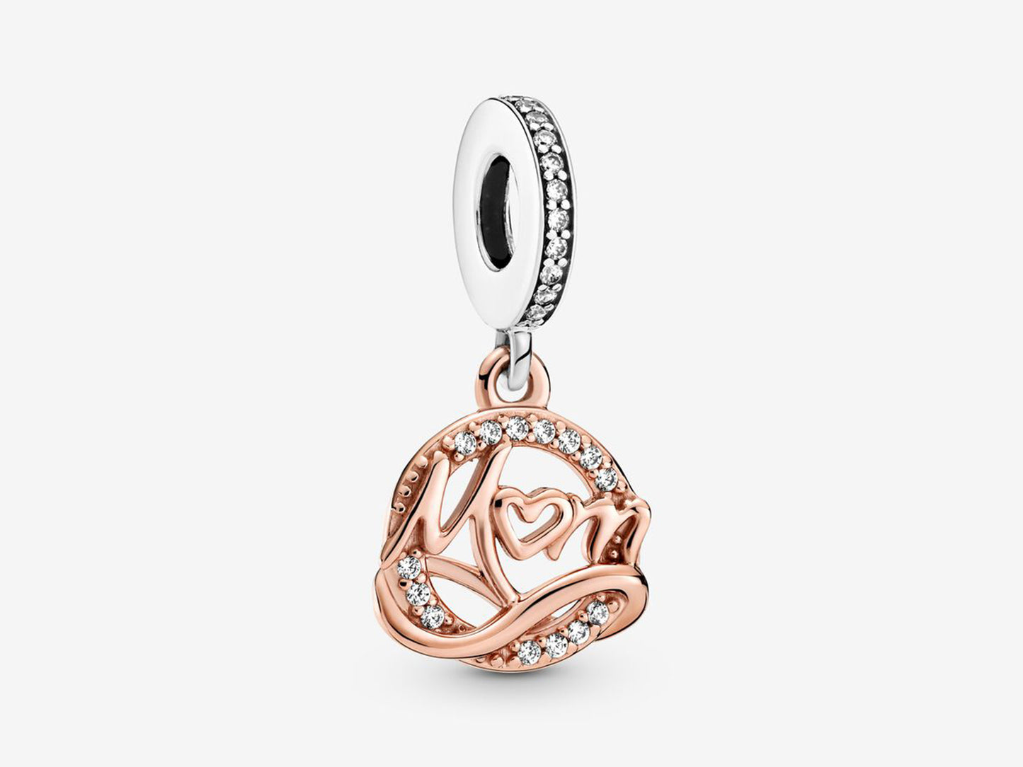 Two-tone Mom Dangle Charm