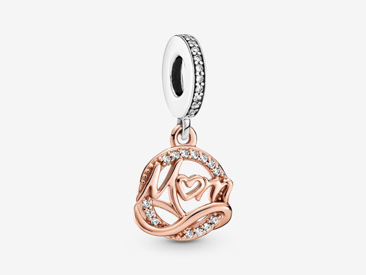 Two-tone Mom Dangle Charm