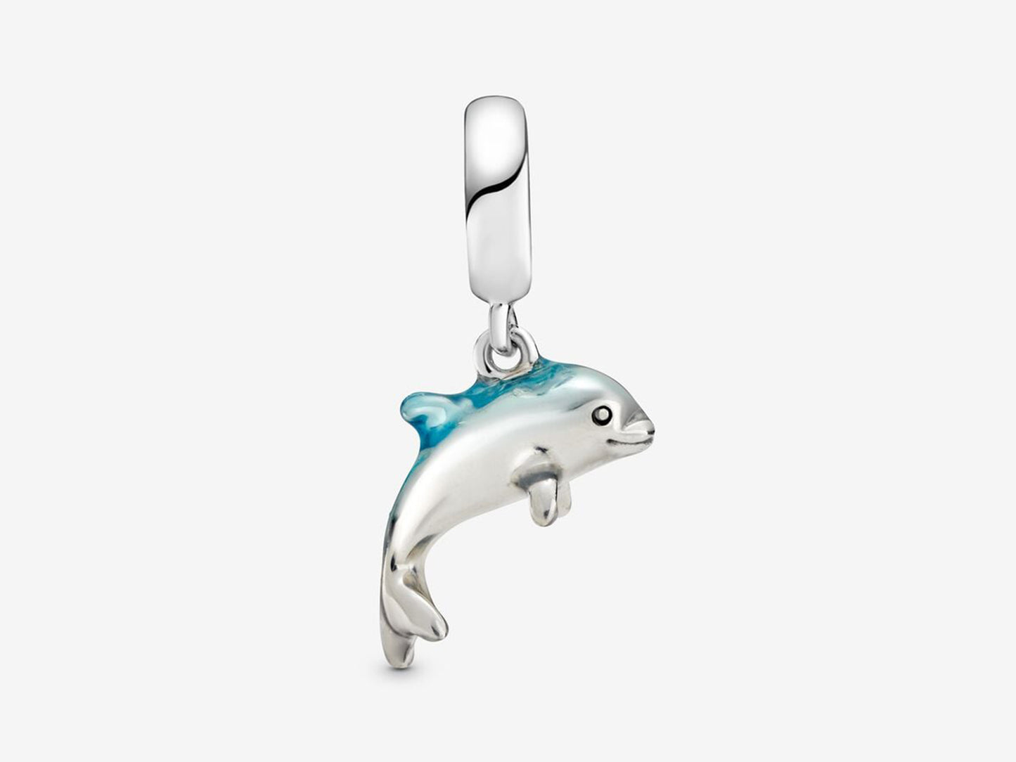 Shimmering Dolphin Dangle Charm