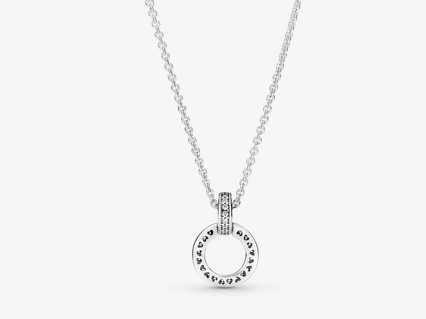 Double Circle Pendant & Necklace