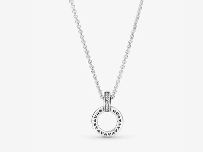 Double Circle Pendant & Necklace