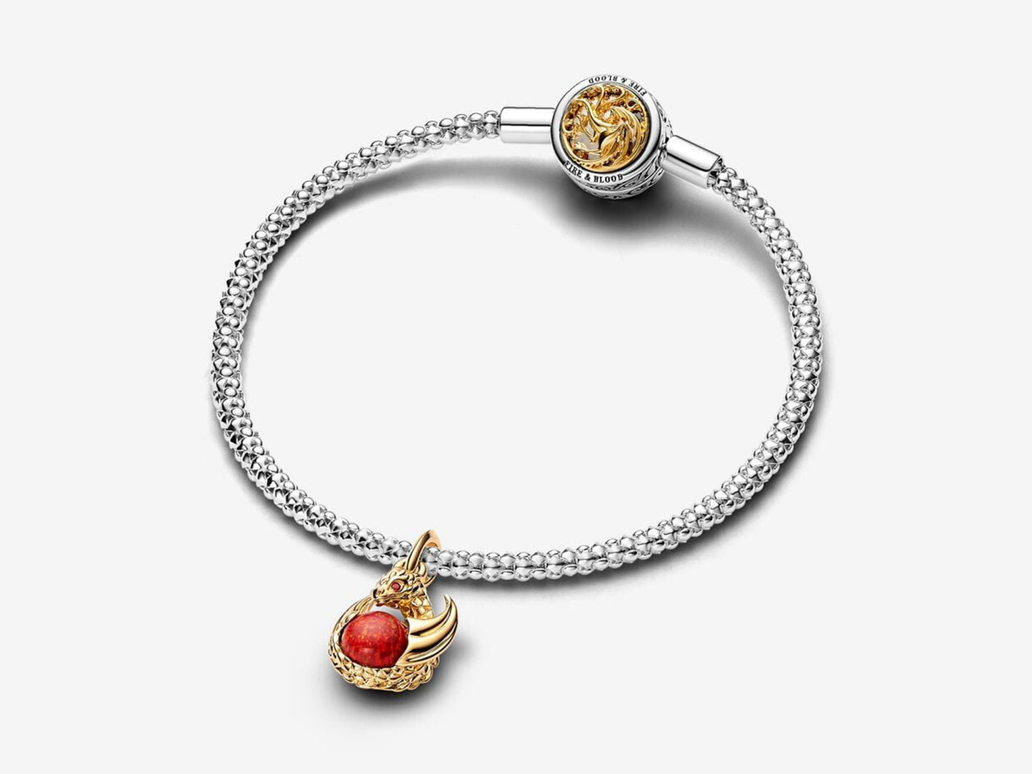 Game of Thrones Dragon Fire Dangle Charm