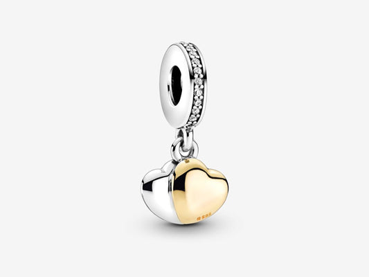 Dual Love Hearts Charm