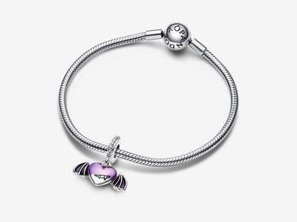 Vampire Winged Heart Dangle Charm