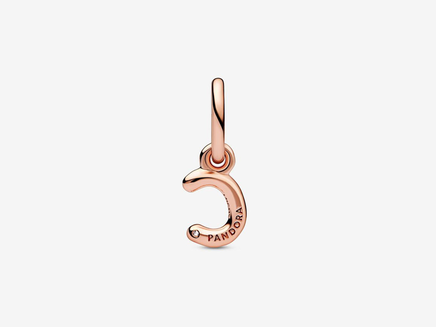 Letter C Script Alphabet Dangle Charm