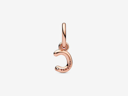 Letter C Script Alphabet Dangle Charm
