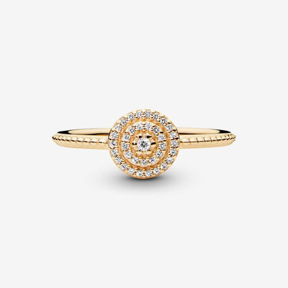 Elegant Sparkle Gold Ring