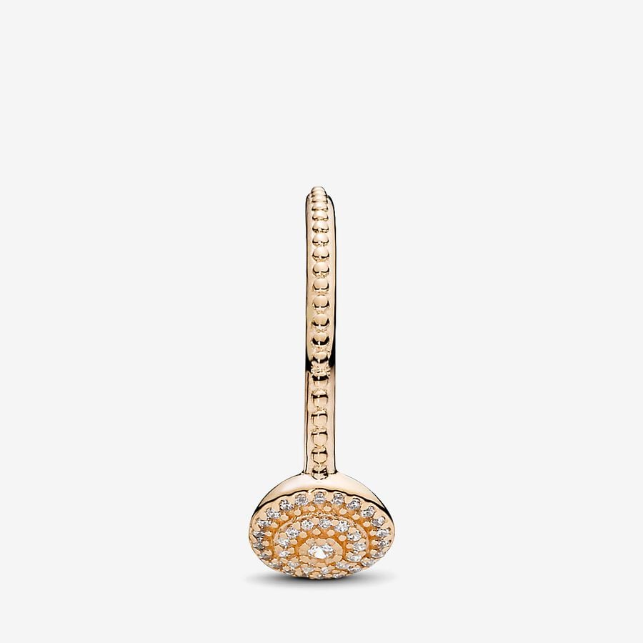 Elegant Sparkle Gold Ring