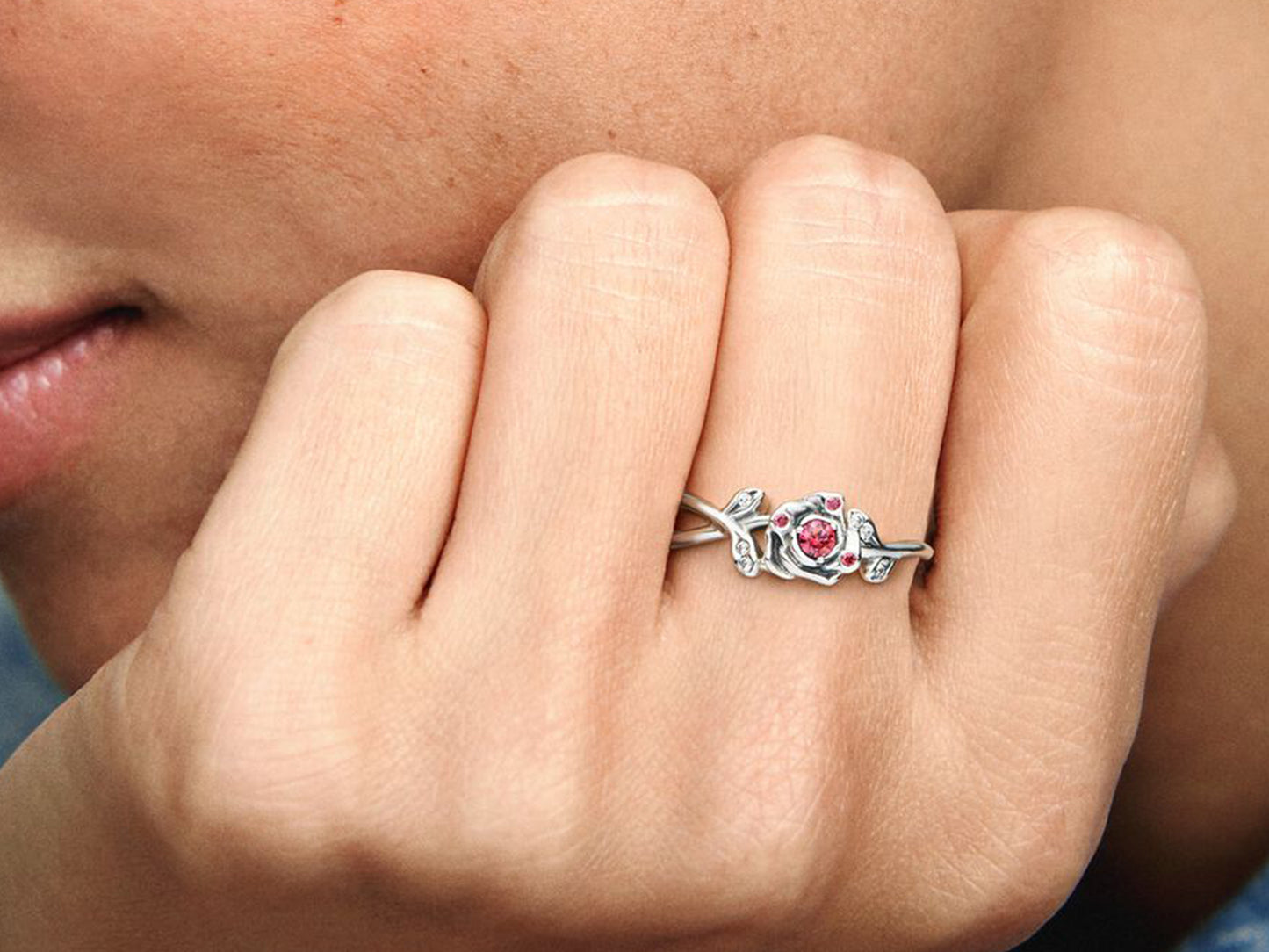 Disney Beauty and the Beast Rose Ring