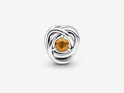 November Honey Eternity Circle Charm