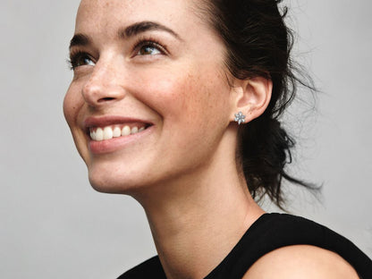 Sparkling Herbarium Cluster Stud Earrings