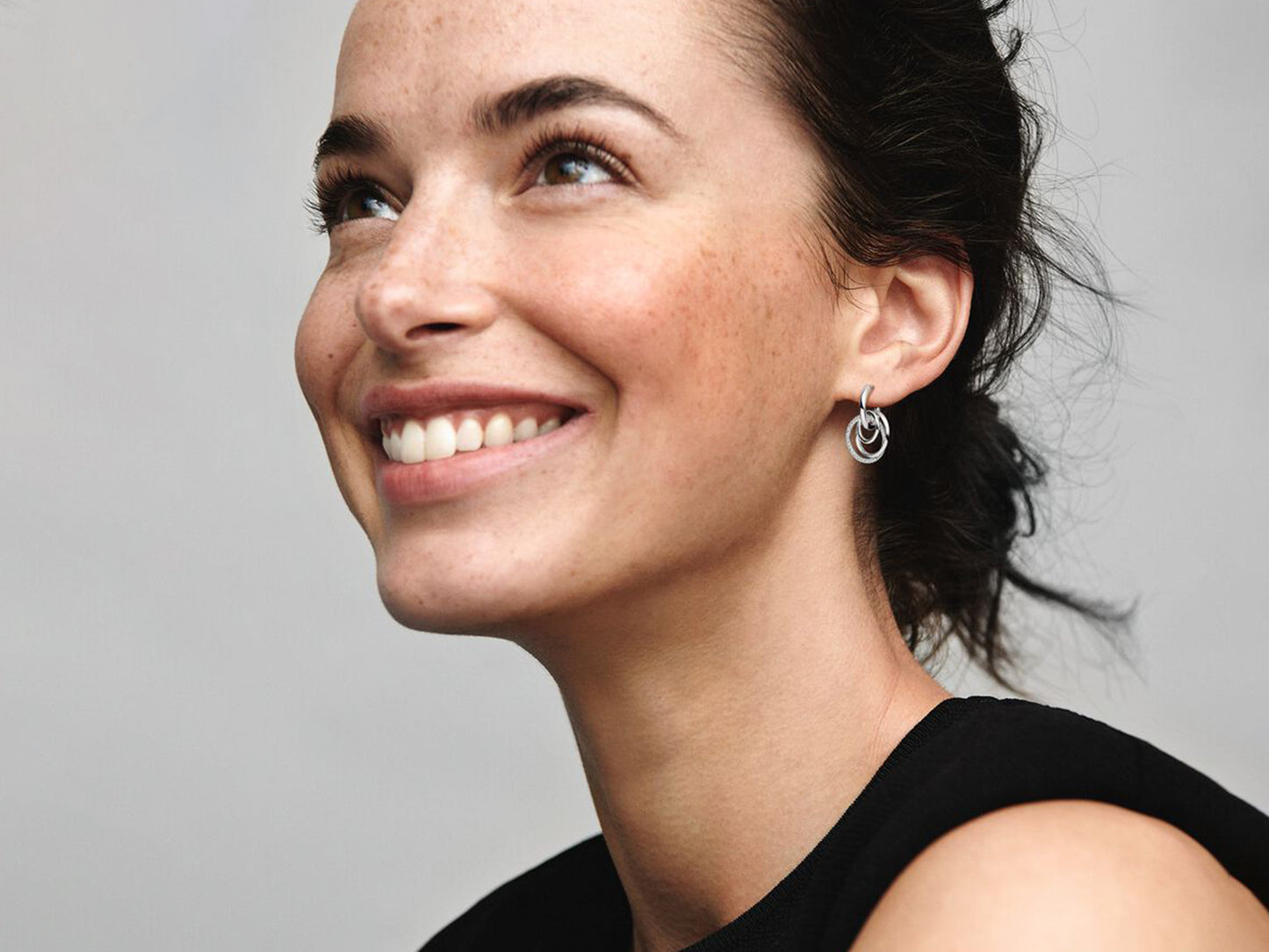 Family Always Encircled Hoop Earrings
