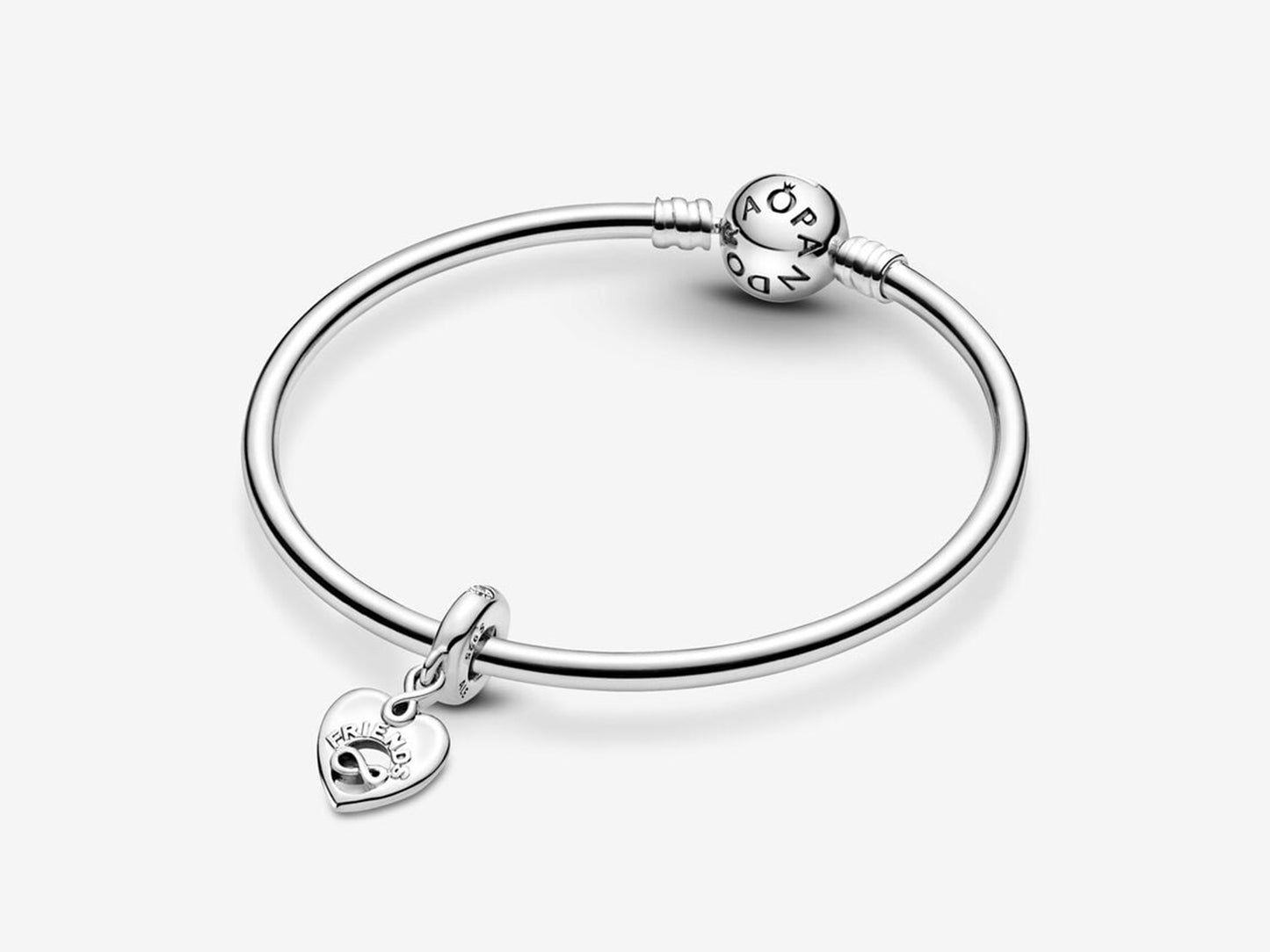 Friends Forever Heart Dangle Charm