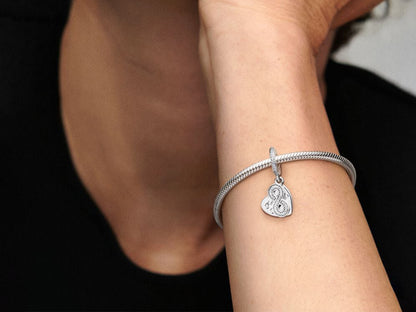 Forever Friends Heart Dangle Charm