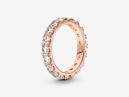 Sparkling Row Eternity Ring