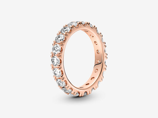 Sparkling Row Eternity Ring