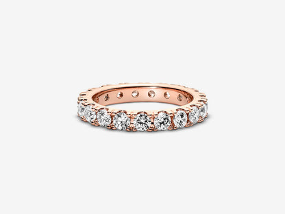 Sparkling Row Eternity Ring
