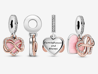 Eternal Love Heart Charm