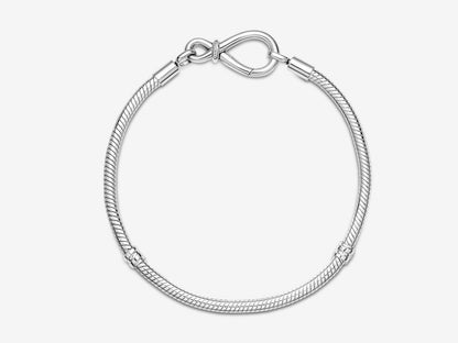 Infinity Knot Snake Chain Bracelet