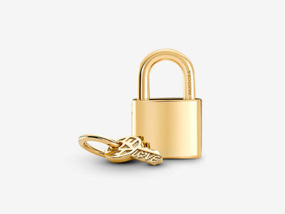 Padlock & Key Dangle Charm