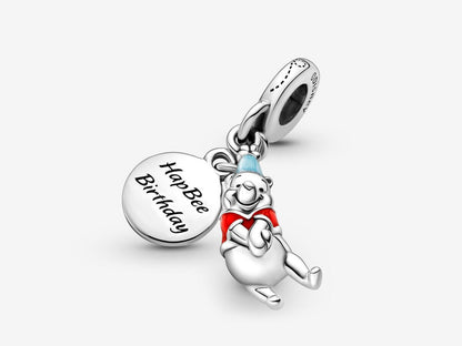 Disney Winnie the Pooh Birthday Dangle Charm